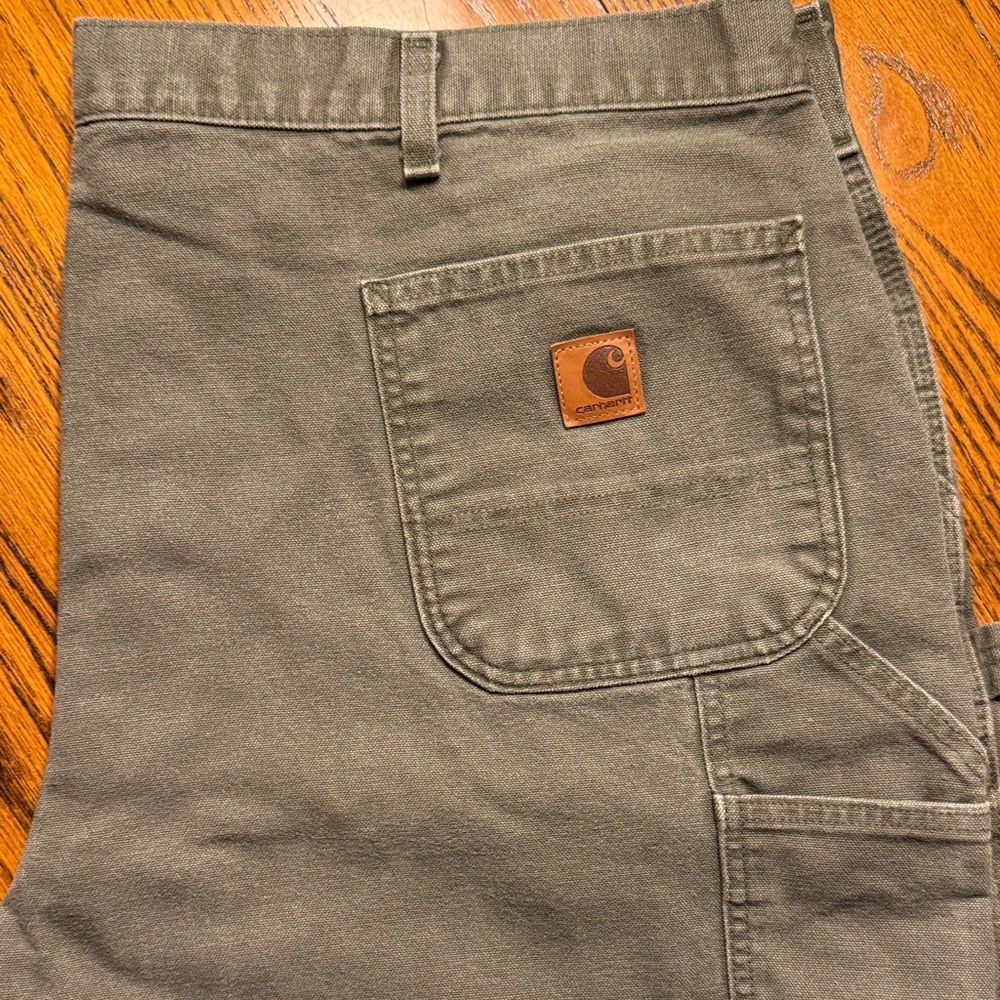 Carhartt Green Carpenter Utility Pants